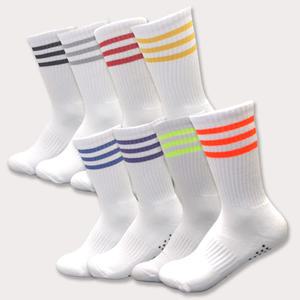 스포츠 3줄 중목양말 미끄럼방지 폭신한 에어로빅 런닝 헬스 요가 필라테스 골프 운동 홈트 이중쿠션 줌바