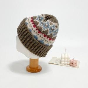 [다잇템]여자 남자 패턴 덤블 노르딕 폴딩 FW 모자_P376813652