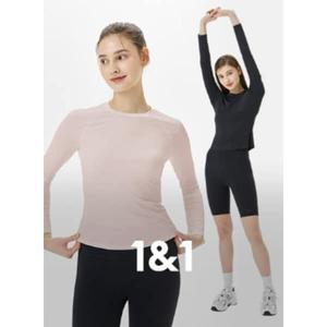 국내매장판 뮬라웨어 여성 요가복 상의 필라테스복 긴팔 2장 뮬릭 롱 슬리브 트레이닝복