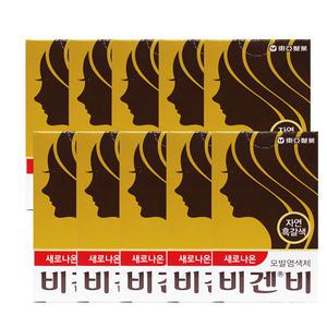 동아제약 새로나온 비겐비 5g×10개 모발염색제 자연흑갈색
