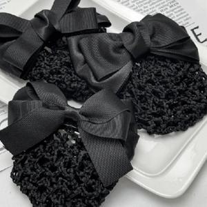 [다잇템] 여성 리본 승무원 간호사 알바 헤어망 머리망