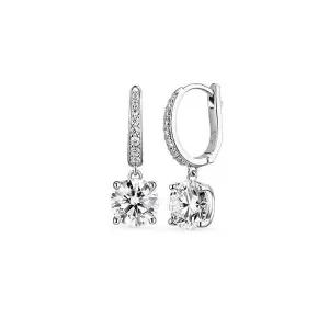 [도로시] 14k 클래어 모이사나이트 링귀걸이_1캐럿