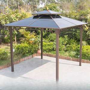 야외 정자 파고라 팔각정 옥상 정원 원두막 테라스 2.5x2.5m 4 파빌리온