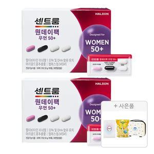 센트룸 원데이팩 우먼 50+, 2개 + 증정 (원지레디백+포지타노 레몬캔디+쇼핑백 각 1개 (총3개))