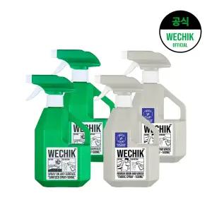 섬유탈취제 500ml 2개 + 멀티 소독스프레이 500ml 2개