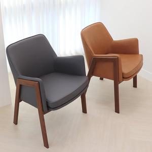 파스텔우드 케이소파 편안한 고급 카페의자 커피숍의자 1인소파 인테리어의자