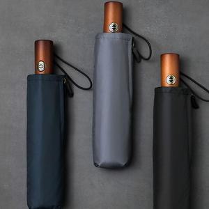 우드 손잡이 전자동 3단우산 파라체이스 3218 우산