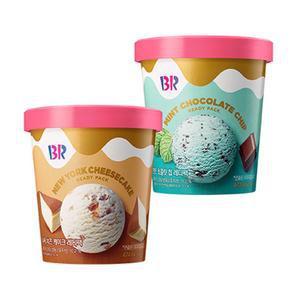 [배스킨라빈스] 행복한오후의디저트(레디팩474ml 2개)