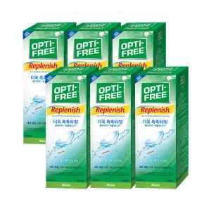 옵티프리 렌즈세척액 리플레니시 420mlx6개 소프트렌즈