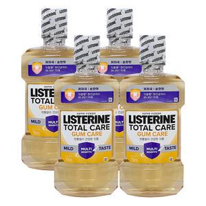 리스테린 토탈케어 검케어 마일드 750ml 4개 / 가글 구강청결제
