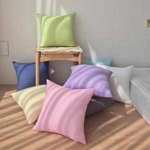 시어서커 네츄럴 쿠션커버 8칼라