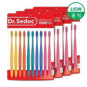 [라이온코리아]닥터세닥 컬러팝 어드벤스 칫솔 10개입 4세트 총 40개