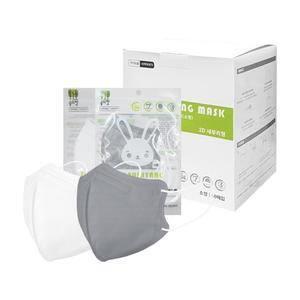 KF94 숲의향 2D 소형 새부리형 마스크 1매입(개별포장)×50장 고효율 국산 의약외품 당일발송