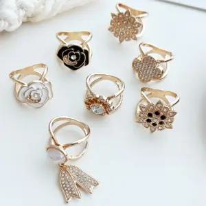 큐빅 스카프 링 홀더 고리 고정 원형 악세사리