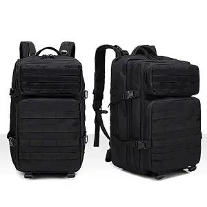 전술 보급배낭 가방 블랙 대용량 밀리터리 백팩 43L-W1D2AC0