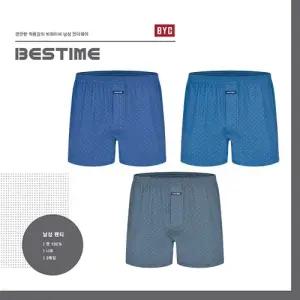 비와이씨 베스타임 3매입 니트면 남팬티 빅사이즈 트렁크팬티 2232