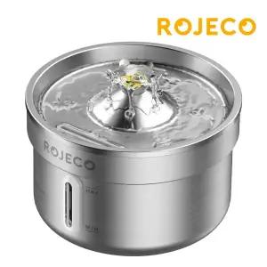 로제코 고양이 강아지 스테인레스 자동 급수기 2L 정수기 반려견 반려묘 반려동물 애견