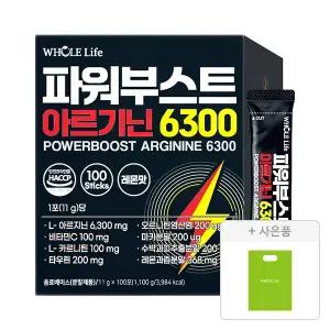 홀라이프 파워부스트 아르기닌6000, 100포, 1개 + [증정품] 쇼핑백, 1개