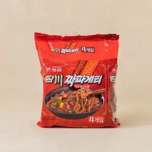 농심 사천짜파게티 4입