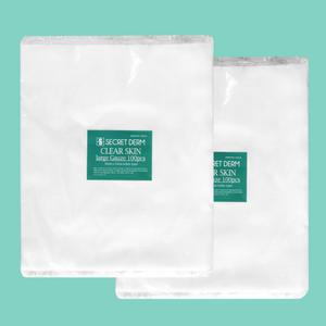 시크릿덤 직사각형 거즈 30x35 200매입 병원 피부 관리실 에스테틱