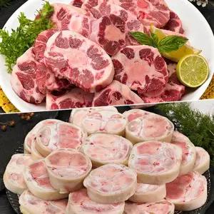 [황금한우] 알꼬리(소꼬리)한마리+우족2kg