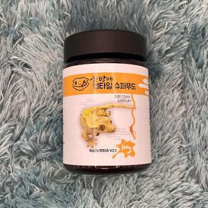 한방애 크레스티드게코 슈퍼푸드 도마뱀 먹이 크레 사료 복숭아 무화과맛