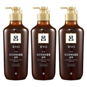 볼륨샴푸 흑운 모근강화 볼륨케어 단백질샴푸 500ml 3개