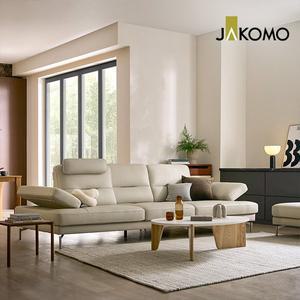 [자코모]프롤라 스윙 4인 기능성 럭스 통가죽 천연면피 소가죽 소파+스툴