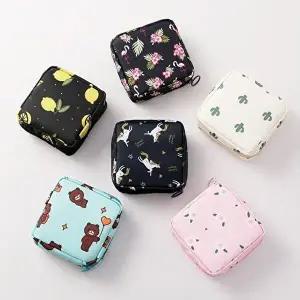 방수 생리대파우치 여행용 화장품 미니 파우치 가방-WFGMUPR