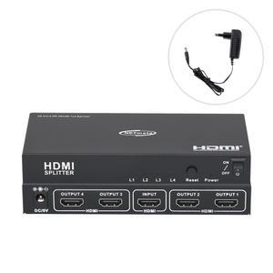 고화질 4K UHD HDMI분배기 4포트 모니터 TV 연결 4:1 컴퓨터 영상 스플리터 복제 확장 공유기 동시화면