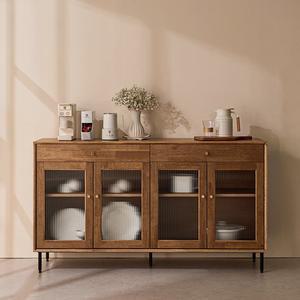 토니오 고무나무 1500 모루유리 서랍 주방수납장 DLA156