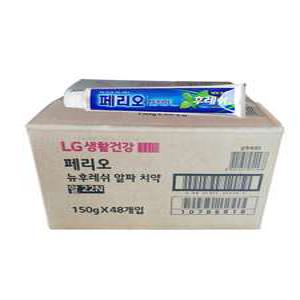 페리오 뉴후레쉬 치약 150g 48개(1BOX 업소용)