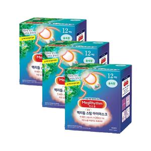 메구리즘 맥리듬 스팀 아이마스크 숲속향 12매입 3팩 수면 온열안대 눈찜질