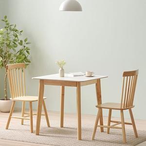 [디자이너스룸]쉐리 원목식탁 세라믹 2인용 750식탁 세트