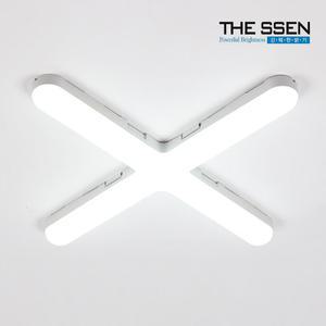 더쎈 LED 십자등 100W 다용도 형광등 거실 창고 사무실 조명 LED전등교체