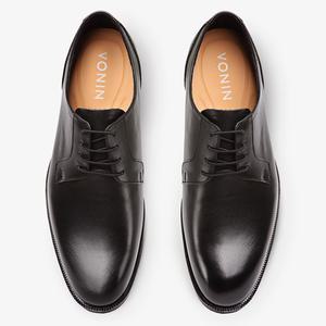 보닌 천연소가죽 광폭 더비 수제구두 GK108BK