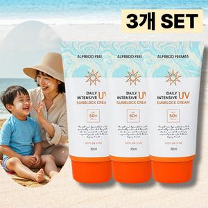 가족겸용 선크림 초등학생 중학생 어린이 키즈 썬크림 70ml 3개