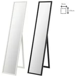 이케아 전신거울 스탠드형 거울 화이트 30x150 플라크난