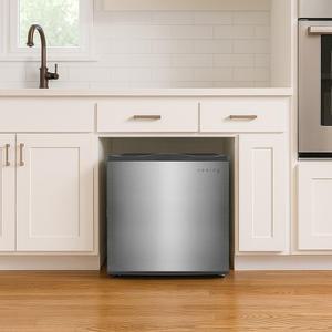 쿠잉 미니냉동고 FR-S35 메탈 소형 가정용 원룸 1인용 기숙사 탕비실