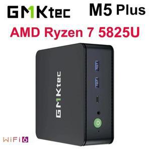 GMKtec M5 Plus AMD Ryzen 7 5825U 미니 PC Windows 11 DDR4 3200Mhz 16GB 500GB SSD WIFI6 BT5.2 데스크탑