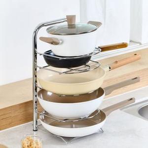 올 스텐 궁중팬 후라이팬 5단 정리대