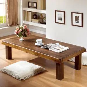 [채우리] 하람 소나무 원목좌탁 1000