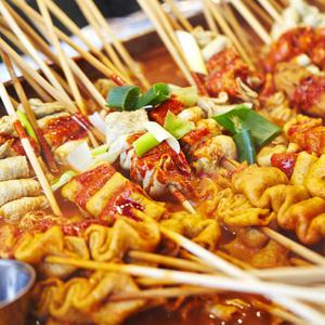 부산다대포 빨간어묵(꼬치어묵20개+빨간스프2) + 물떡에 꼬치다 2봉