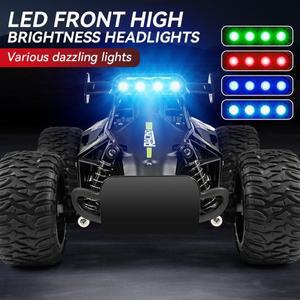 DK057 2WD 원격 제어 자동차 25KM/H 전 지형 RC 트럭 2.4G (LED 헤드라이트 포함) Monster Truck 장난감 성