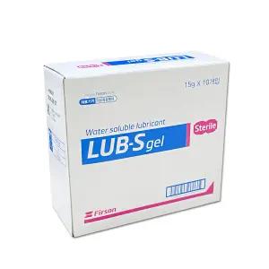퍼슨 루브에스겔 15g (10개)/1통 의료용 멸균 윤활제 외과젤