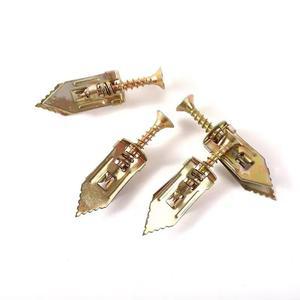 10 20 40 캐비티 앵커 보드 플러그 셀프 태핑 나사 키트 도구 100PCS 다웰 건식 DIY 석고 세트 고정 50