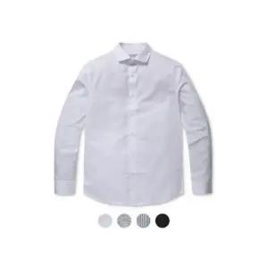 프로젝트엠 캐주얼 셔츠 남성 숏카라 퍼펙트 슬림 와이셔츠 출근룩 남친룩