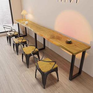 원목 창가 테이블 카페 폭좁고 좁고긴 바테이블 달린 좁은 색상선택가능 1600