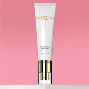 [세인트프랑]트리플 쉴드 살구빛 광채 톤업 선세럼 30ml