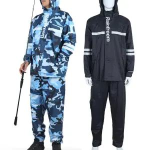 레인프림 상하의 분리형 레인코트 낚시 캠핑 여행 등산 일상 우비 우의